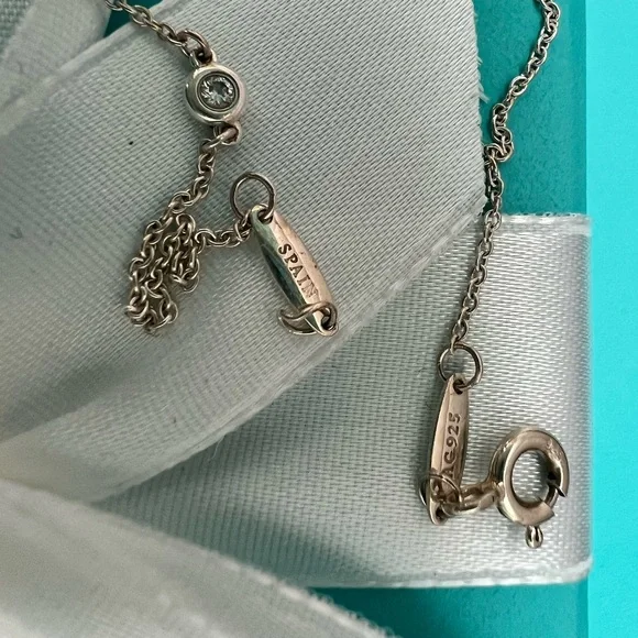 Tiffany Elsa Peretti Diamonds by the Yard Open Heart Bracelet - Picture 9 of 14